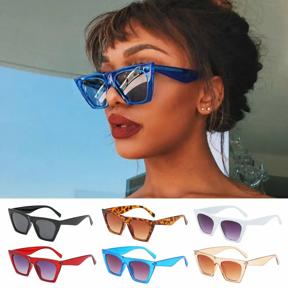 Square Sunglasses for Women Fashion Trendy Style Sun Glasses Vintage Shades Goggles UV400 Pprotection Summer Streetwear Eyewear