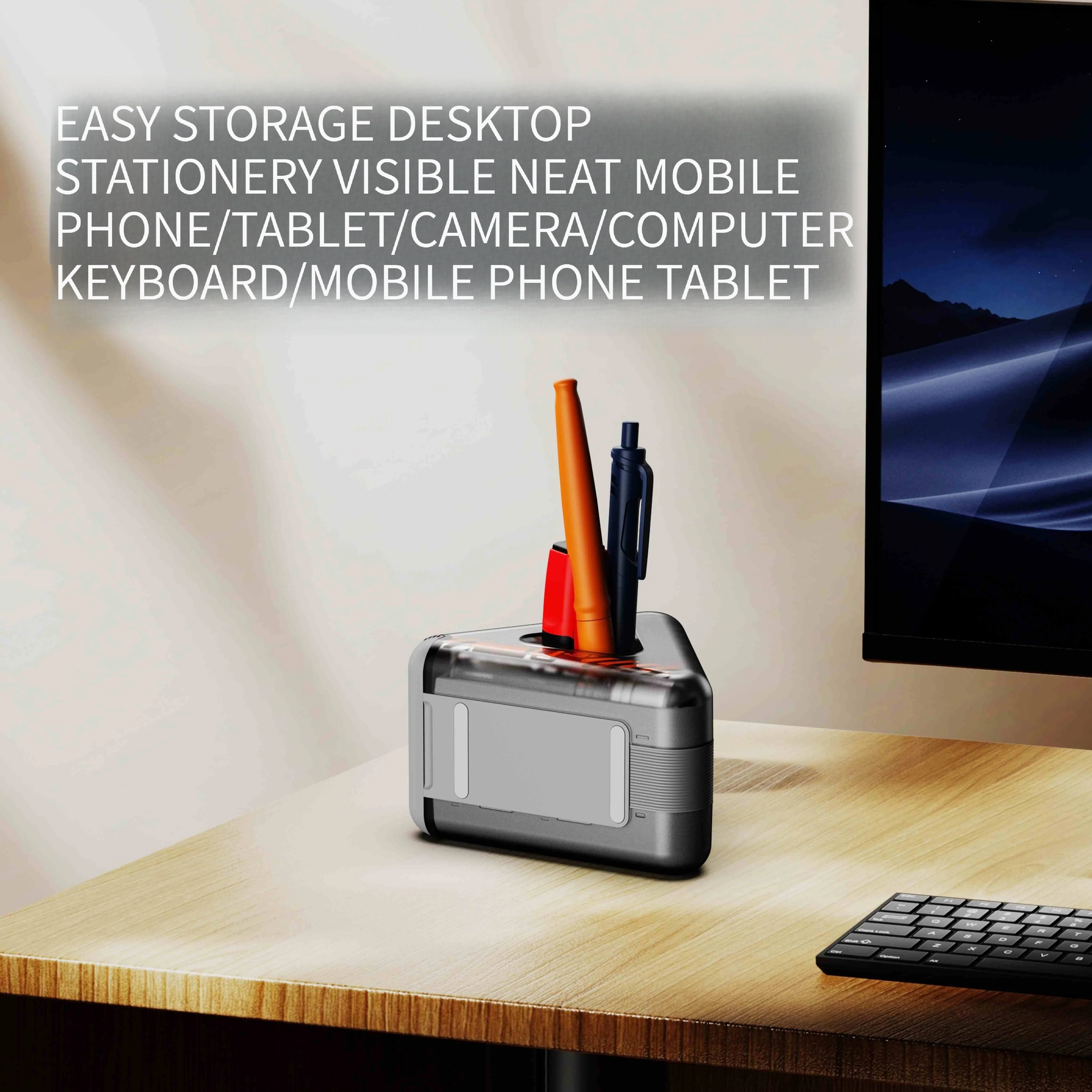 Q6C The Multi-function Computer Keyboard Camera Cleaning Pen Can Be Used As A Universal Cleaning Brush To Stand The Pen Holder 5