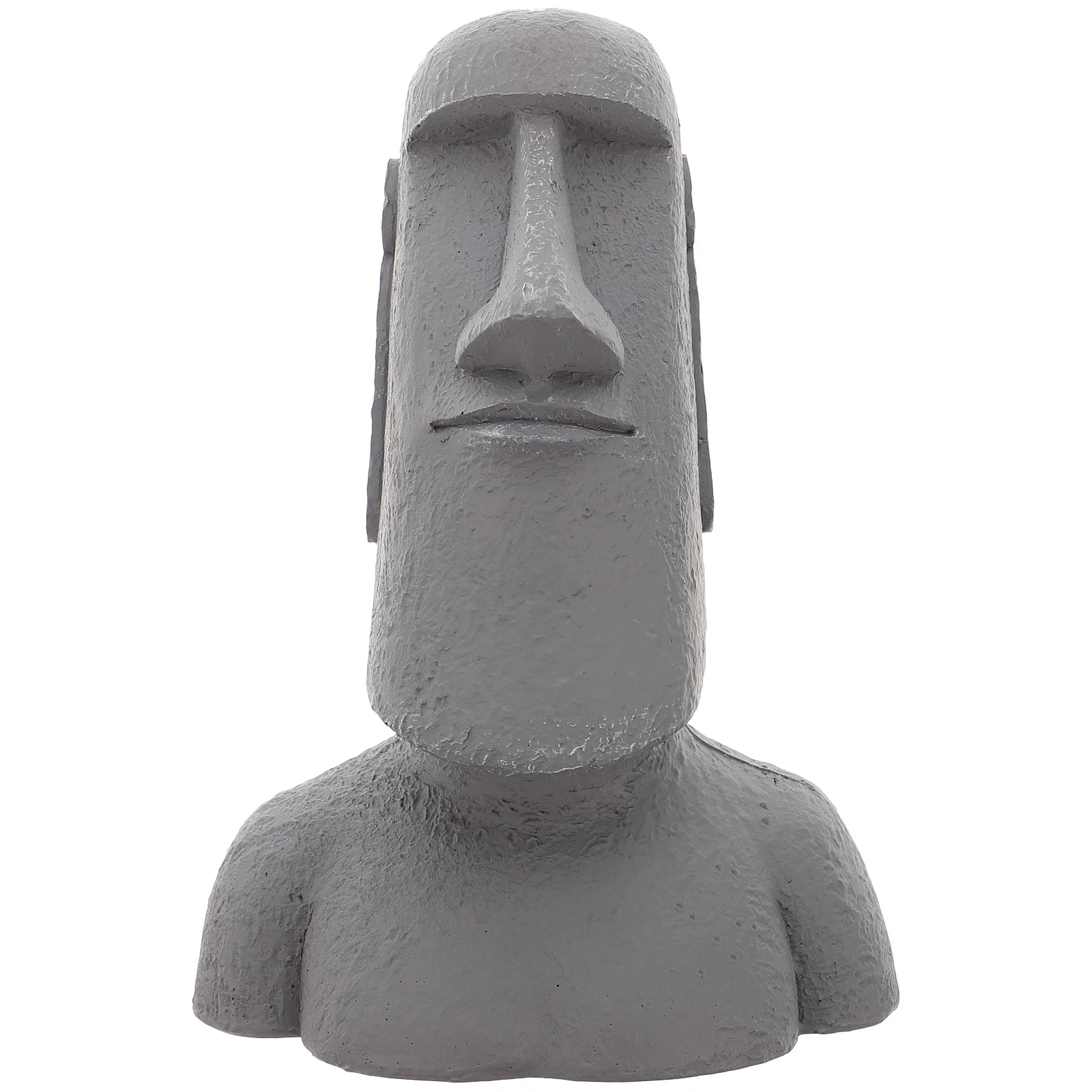 

Household Stone Statue Decor Easter Heads Decoration Resin Desktop Tiny Moai Statues