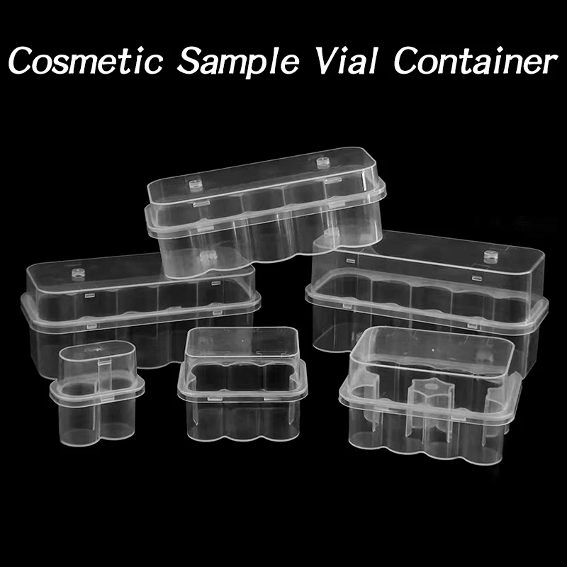 3mL 펩타이드 바이알 케이스 플라스틱 마이크로튜브 보관함 적층형 투명 냉동 튜브 박스 냉장고 정리함 당뇨병 용품