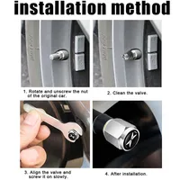 5Pcs Tire Valve Caps Aluminium Alloy Wheel Valve Dust Cover Accessories For Xpeng Xiaopeng P5 P7 G3 G6 G9 G3i 2020 2021 2022 2