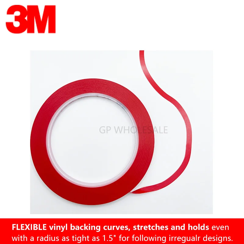 3M 471 Premium Perfomance Sterke Vinyl Tape Lengte 33M Bundelset Voor Decoratie, Maskeren 5Mm Geel Zwart Blauw Wit Rood Groen