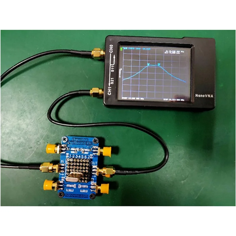 Light System Expansion Board NanoVNA Testboard Kit VNA Test Demo Board Vector Network Analyzer Testing Board