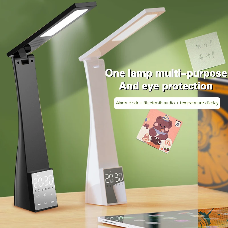 Lamp Table Clock Bed Led Desk Lamp Clock Clock Speaker Table Lamp