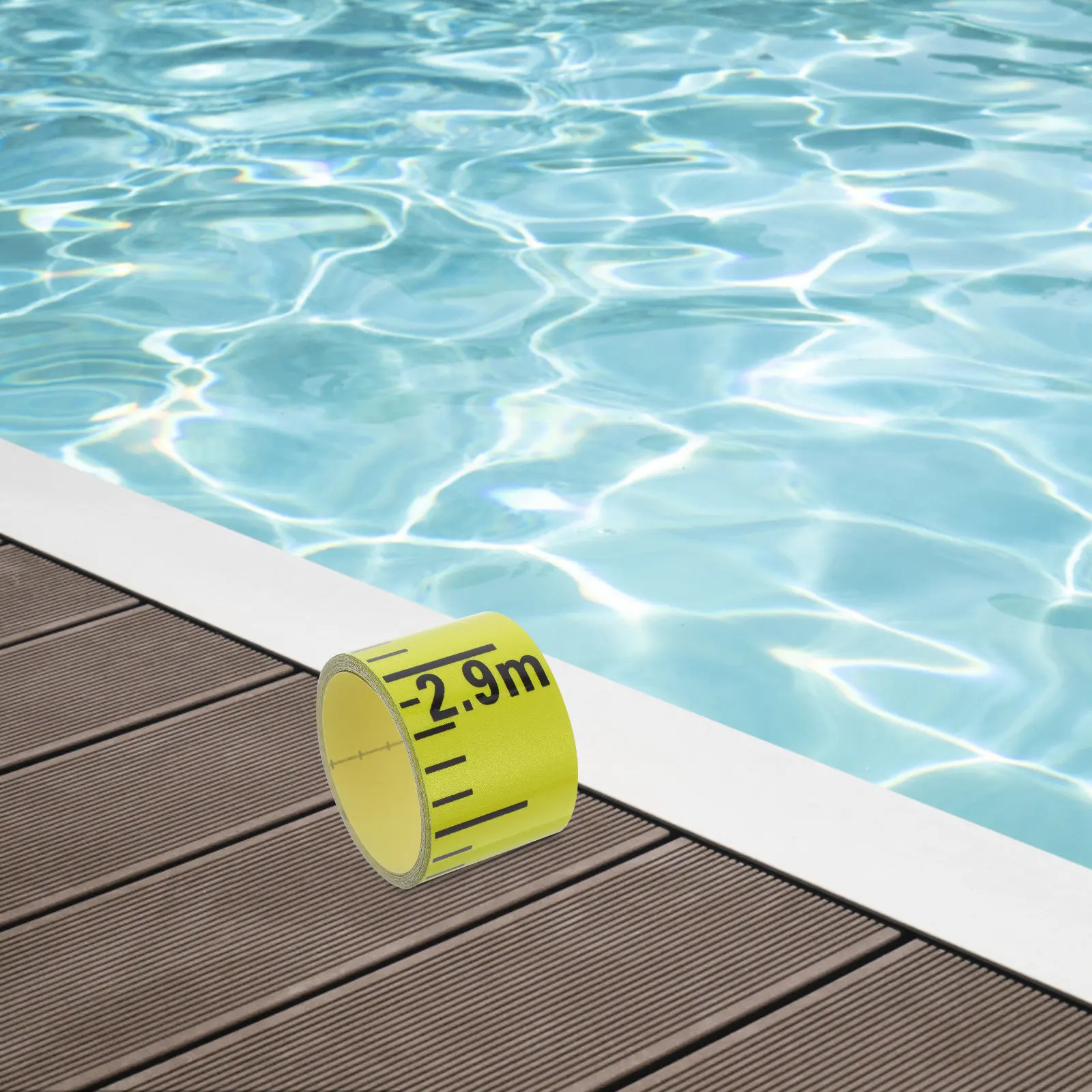 수위 게이지 데칼 투명 표시 자가 접착식 액체 레벨 스케일 스티커 수영장 수위계 측정 라벨