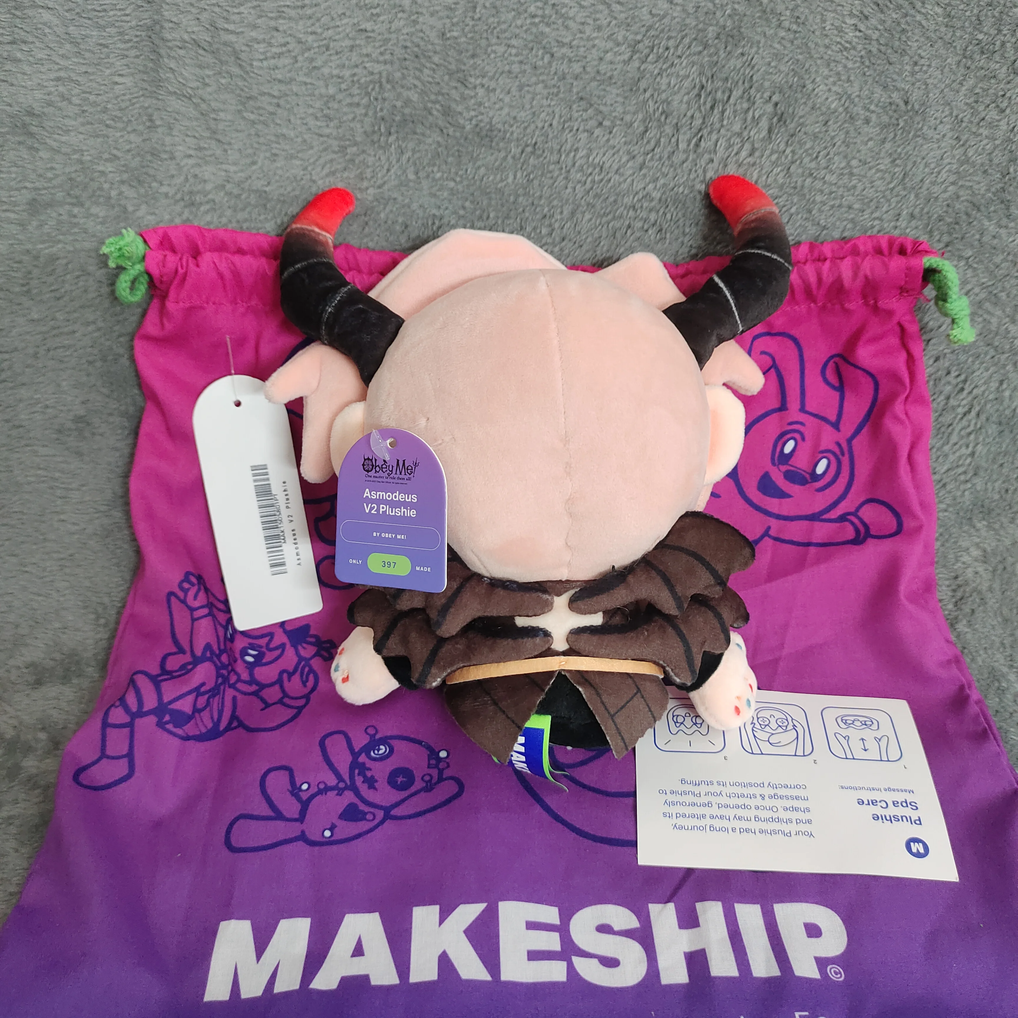Makeship Obey Me! Asmodeus V2 Plush Belphegor V2 Plush - AliExpress