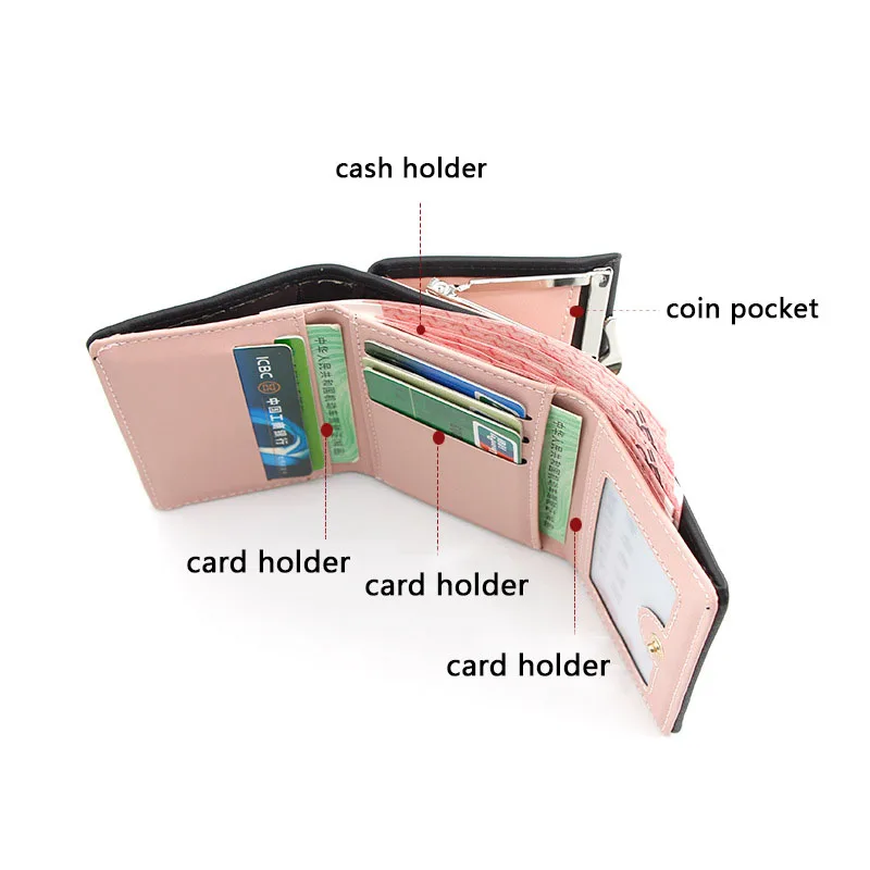 Women Wallets Coin Pocket Card Holder Photo Holder For Girls women wallet coin purse wallet coin purse women coin purse women purse card wallet