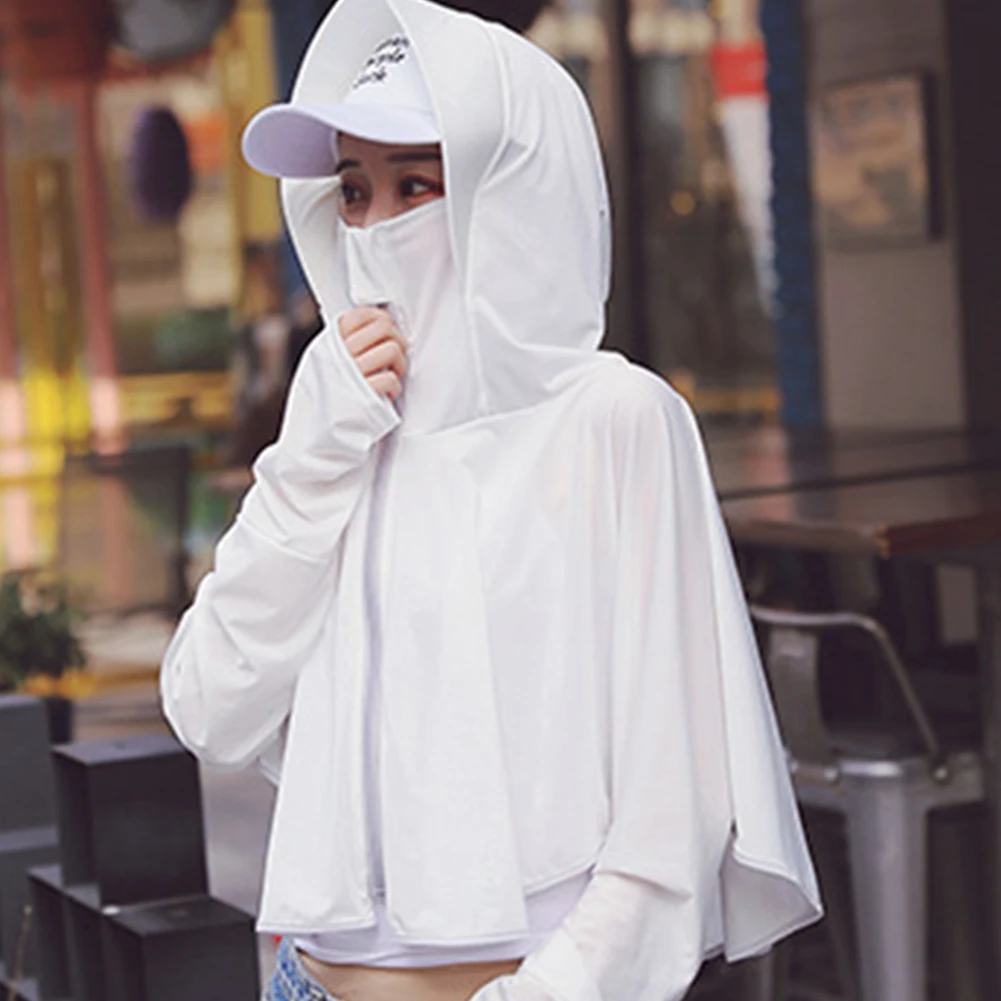 

For Women Hooded Sun Protection Fir Casual Long Sleeves Moderate Elasticity Regular Solid Color Comfy Fashion Hot