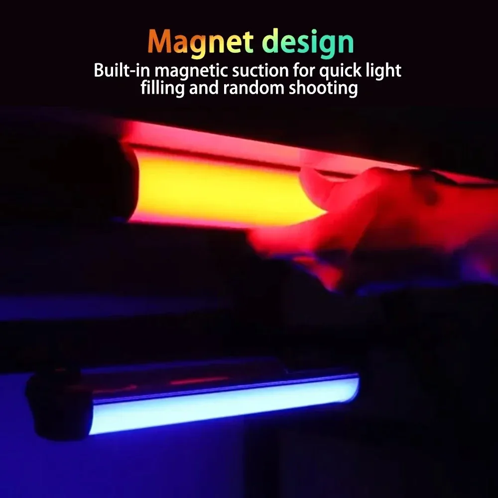 RGB Photographic Lighting Mini Handheld LED Light Stick Tube Stick Lamp Video Vlog Fill Light