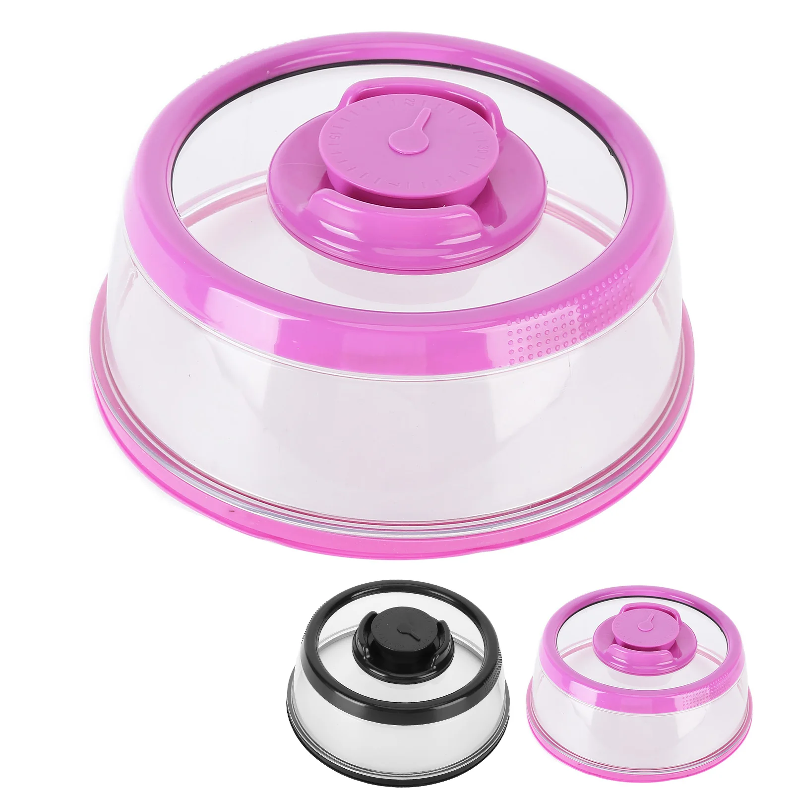 Tight Food Container Plate Platter Lid Vacuum Fresh Cover Vacuum Air-Tight Food Sealer Lid Reusable for Kitchen for Restaurant
