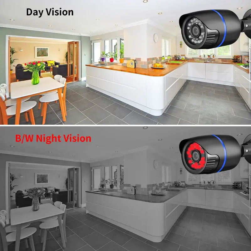 Gadinan 8CH/4CH 5MP HD 1080P AHD Camera Kit 5 in 1 Video Recorder CCTV Surveillance System Night Vision Home Security Protection - Image 4