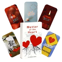 Matter of the Heart Oracle Cards About 10X6cm For Family Party High Quality Fortune Telling Divination Tarot Cards Deck Game 1
