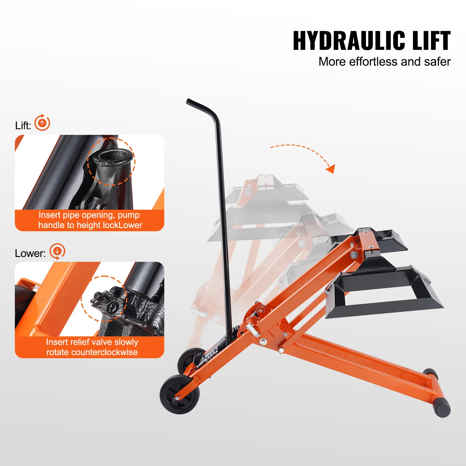 Hydraulic Lawn Mower Lift for Garden Tractors