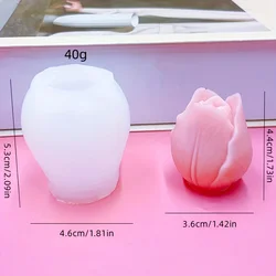Floral Bouquet Silicone Mold for DIY Crafts and Decorations (White)