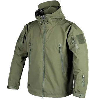 Men's Outdoor Jacket - Tactical Jackets - Waterproof US Camo Coat - Wear Resistant Airsoft Men's Clothing - Windbreaker Hunting Jacket 1