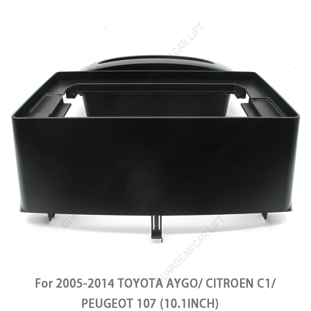 Sound way - Radio panel kit 2-din assembly kit Front panel Frame Suitable for Citroen C1, Peugeot 107, Toyota Aygo