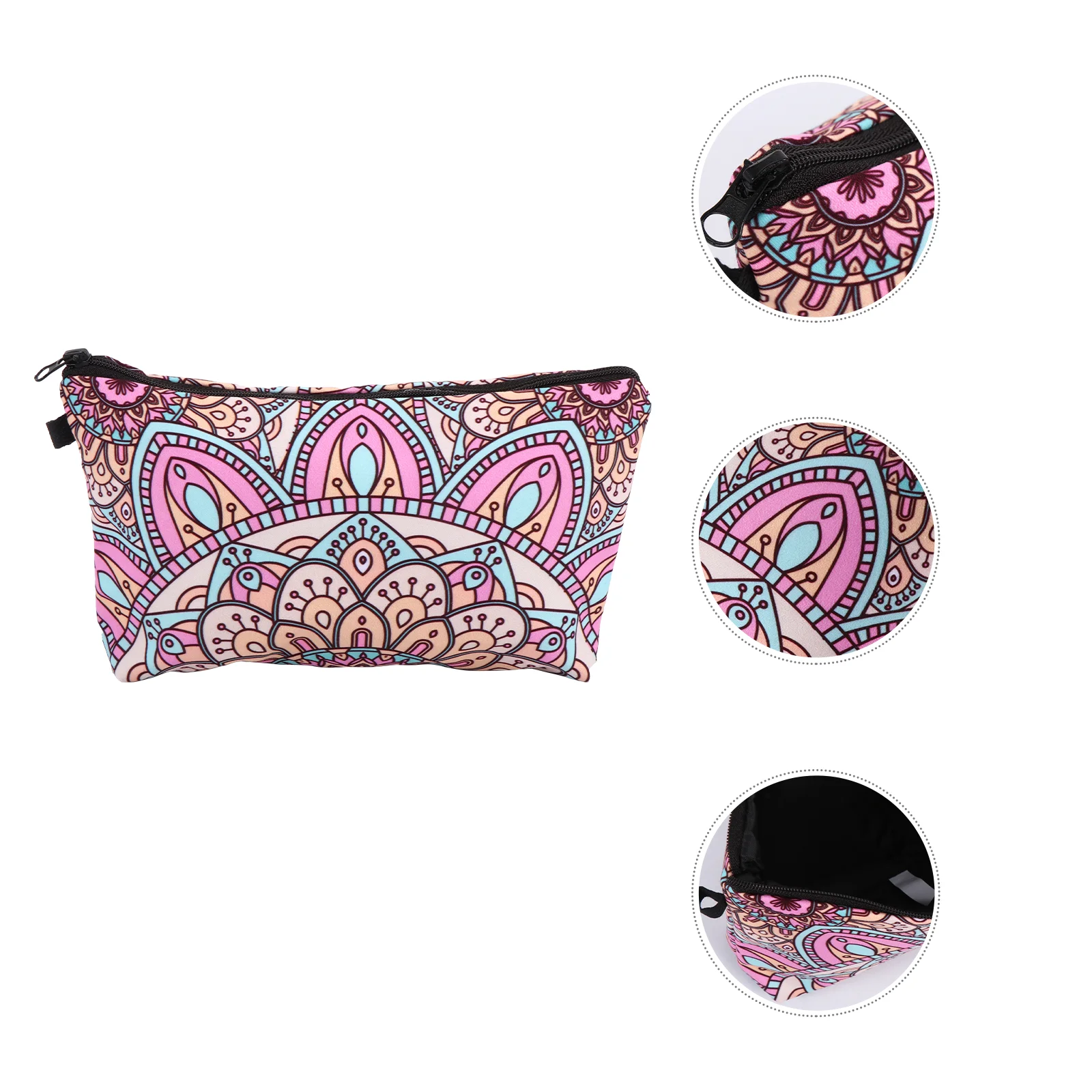

Bag Makeup Storage Zipper Toiletries Toiletry Organizer Polyester Pouch