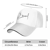 Britney Spears SIGNATURE Cap Casual Baseball Caps Adjustable Hat Hip Hop Summer Unisex Baseball Hats Customizable Polychromatic 2