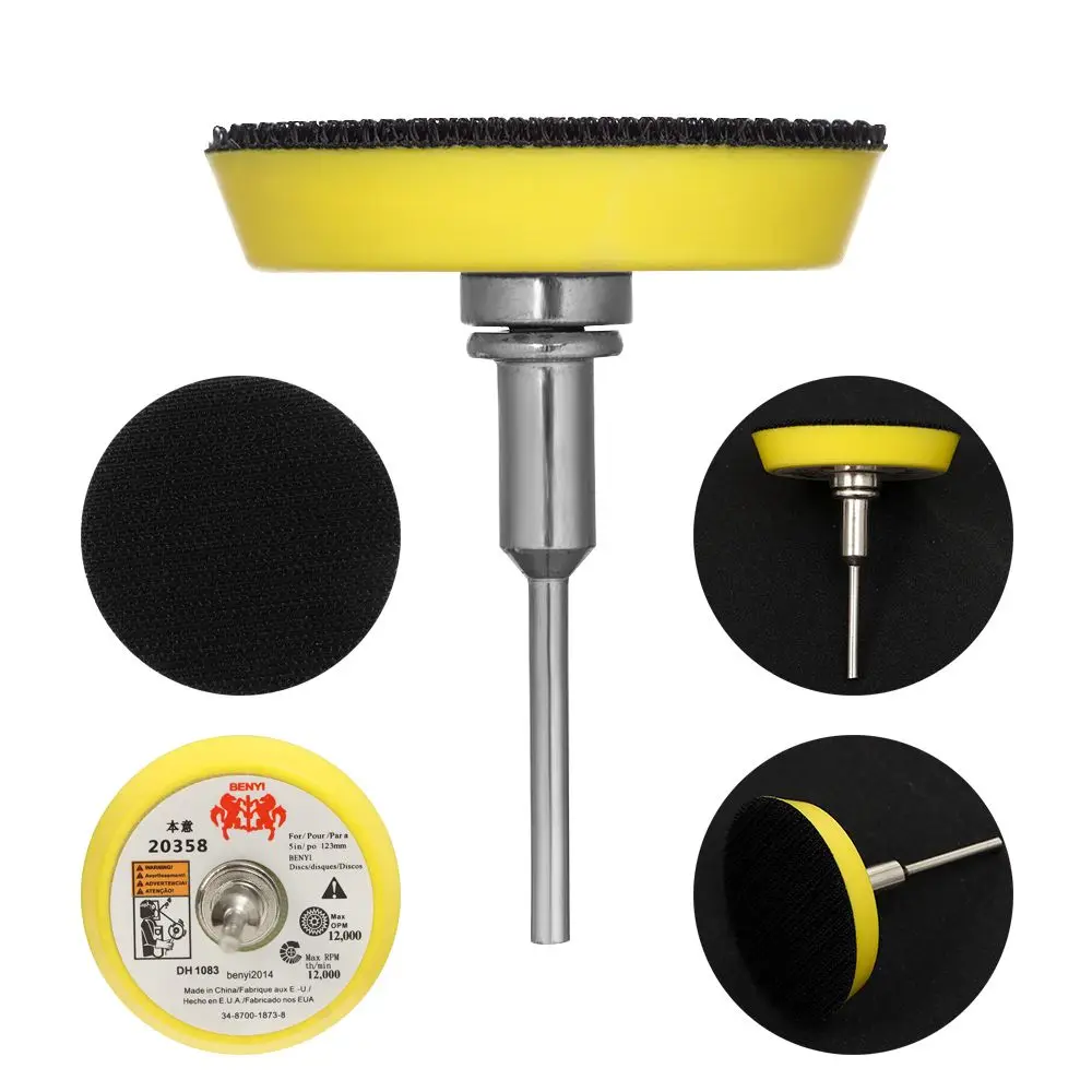 2inch 50mm with 3mm Shank Electric Grinder Abrasive Tools Sanding Pad for Polishing & Grinding Polish Backer Plate Sander Disc