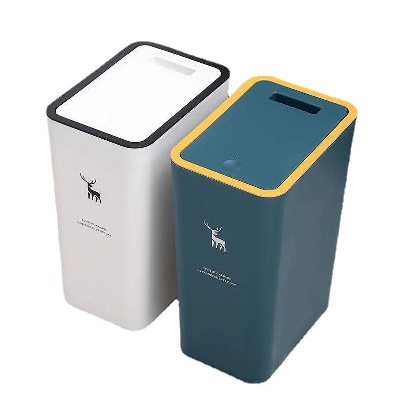

Household garbage cans thickened light luxury toilet creativity Nordic style multifunctional kitchen toilet living room large