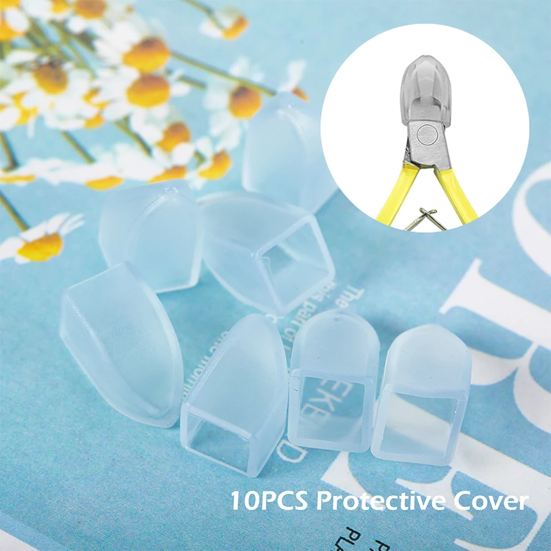 

10PCS Nipper Cover Protective Sleeve for Nail Cuticle Scissors Manicure Pedicure Tools Dead Skin Tweezers Cap