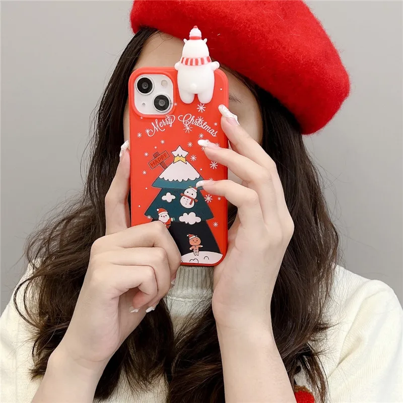 Head Case Designs Handyhülle Für Sony Xperia Z3 Compact – Fröhliche Weihnachts-Cartoons, Weiches Gel, Schutz Ohne Kompromisse