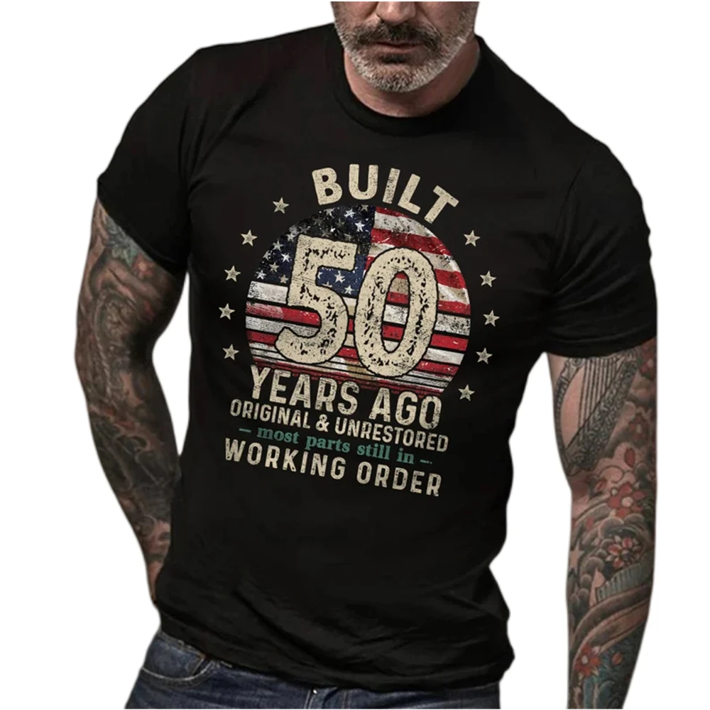 Costruito 50 Anni Fa Vintage 1973 Turning 50 Gift Retro Classic T-Shirt