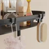 Bathroom Storage Rack Household Wall Mounted Storage Racks Floor Standing Multi-layer Holder Multi Functional Bathroom Shelves 5