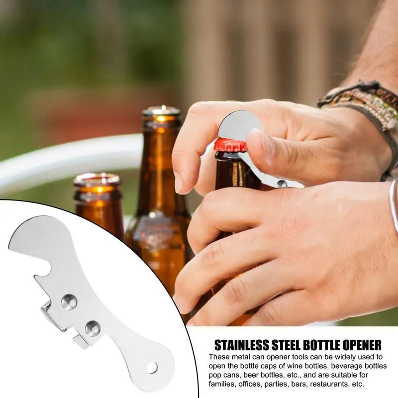 Wooden Handle Can Opener Multifunctional Beer Bottle Openers Tin Opener  Portable Ergonomic Safe Effortless Kitchen gadgets - AliExpress