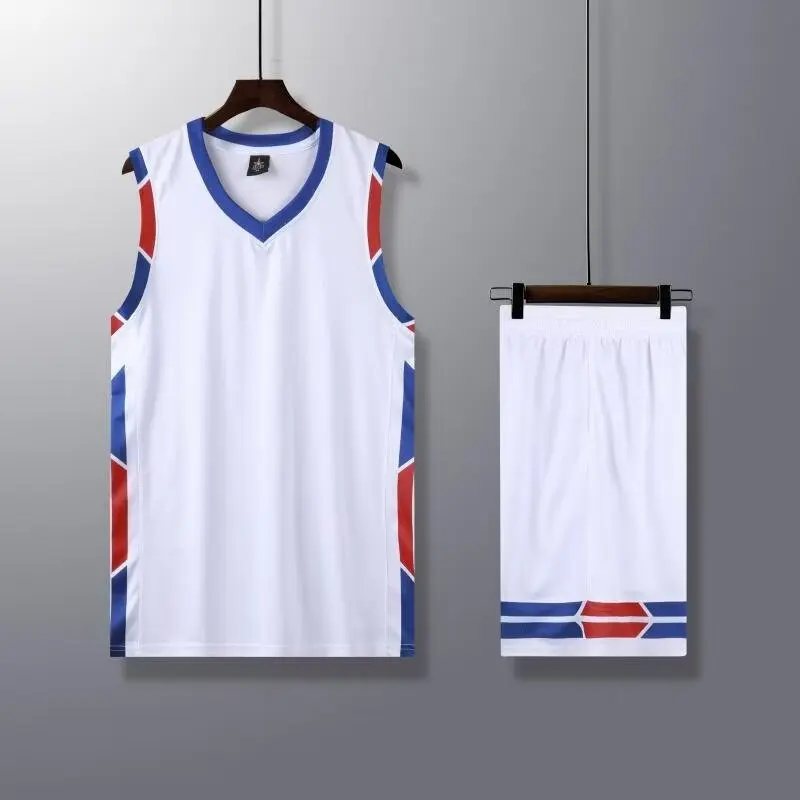 Men Sports Suit Basketball Training Clothes 24/25 Kit Fans Shirt Jerseys Vest Shorts