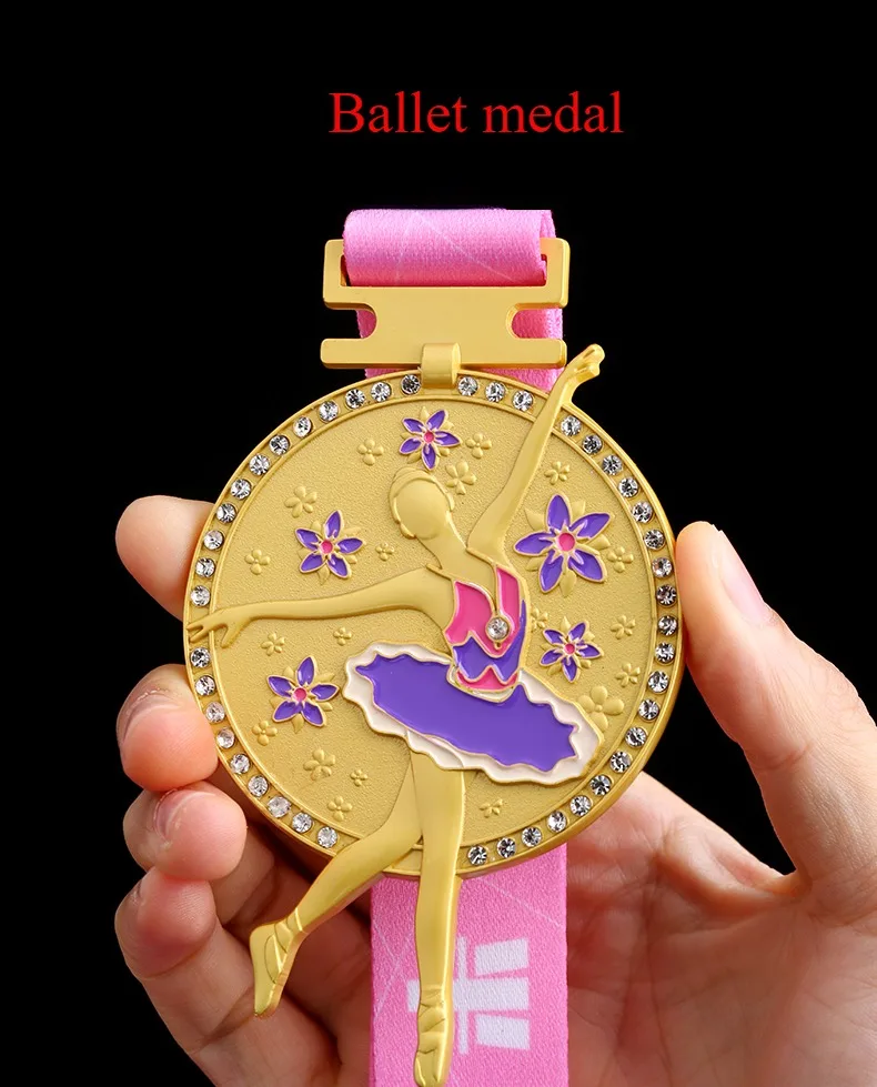 Dance MEDALS Customized International Dance competition MEDALS Ballet Commemorative plate Children's Cygnet MEDALS 6