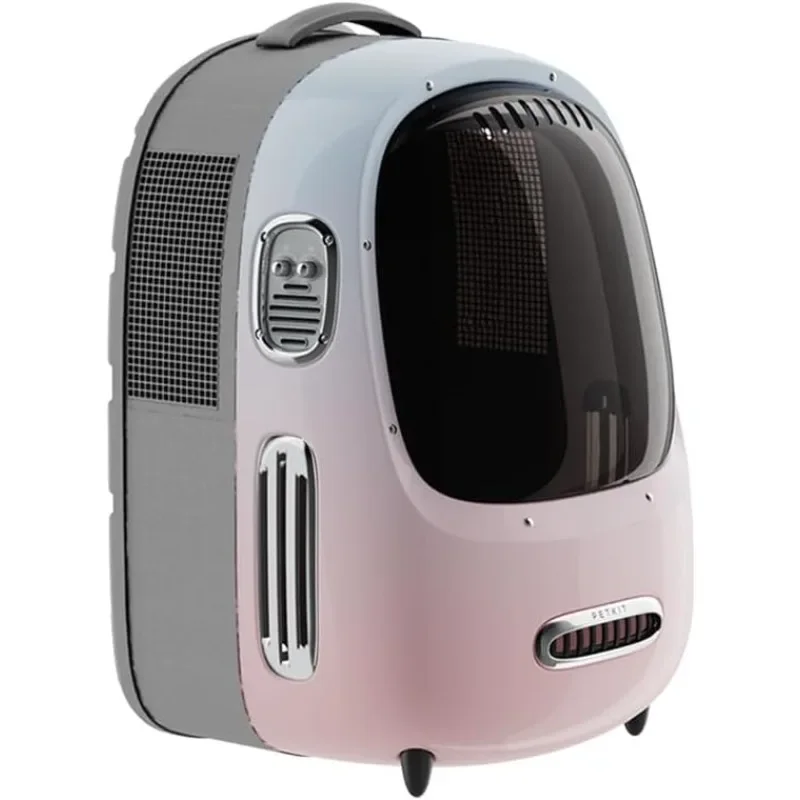PETKIT Cat Backpack Carrier with Inbuilt Fan & Light, Airline-Approved Pet Backpack Bubble for KittyDog, Detachable Dog