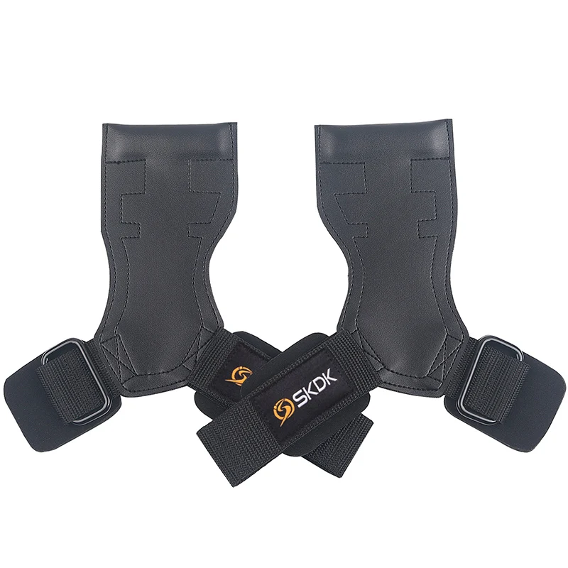 Weight Lifting Grip Pads Crossfit Bodybuilding Palm Protector Squat Gym Gloves Gym Equipment Fitness Sports Training PVC