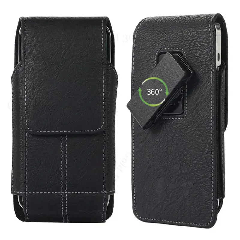 

Leather Pouch Magnetic Phone Case For Cubot P80 P60 P50 P40 C30 C20 Note 30 8 20 Pro X70 X50 X30 360 Clip Belt Wallet Waist Bag