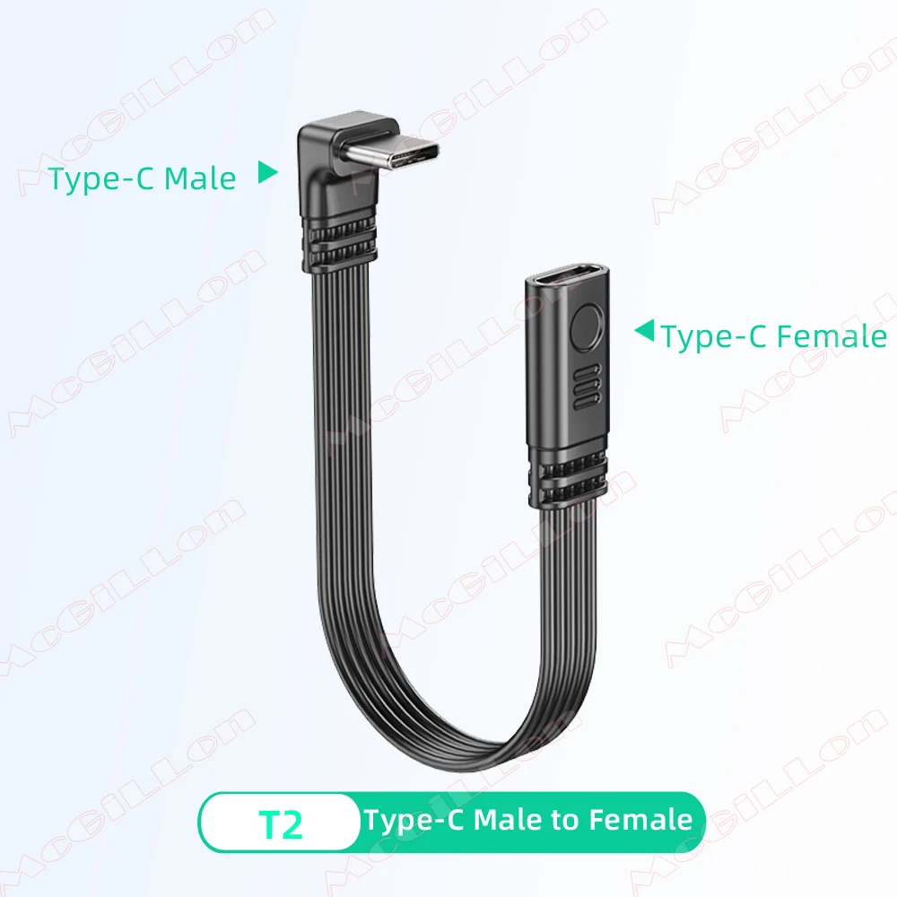 ตัวเลือกสินค้า สายชาร์จ USB-C 90 องศา 45W สำหรับมือถือและแท็บเล็ต
