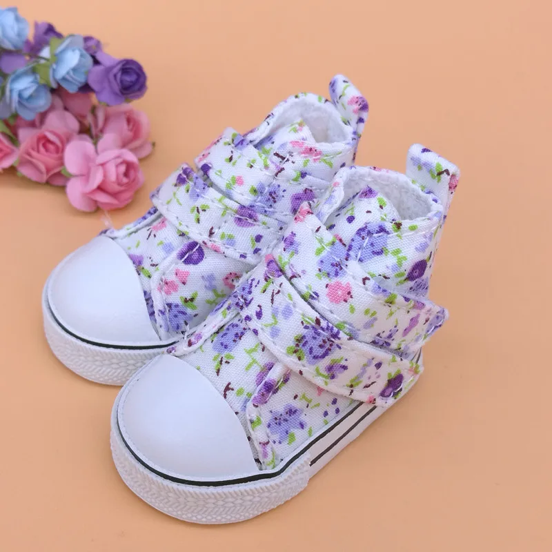 6cm Mini Shoes For Paola Reina Doll Fashion Mini Toy Gym Shoes for Tilda 1/4 Bjd Doll Footwear for Dolls Accessories