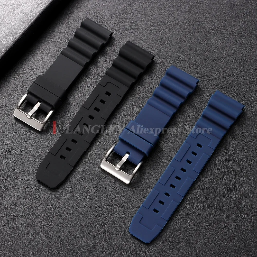 Unisex Sport Waterproof Silicone Watch Strap with Pin Buckle