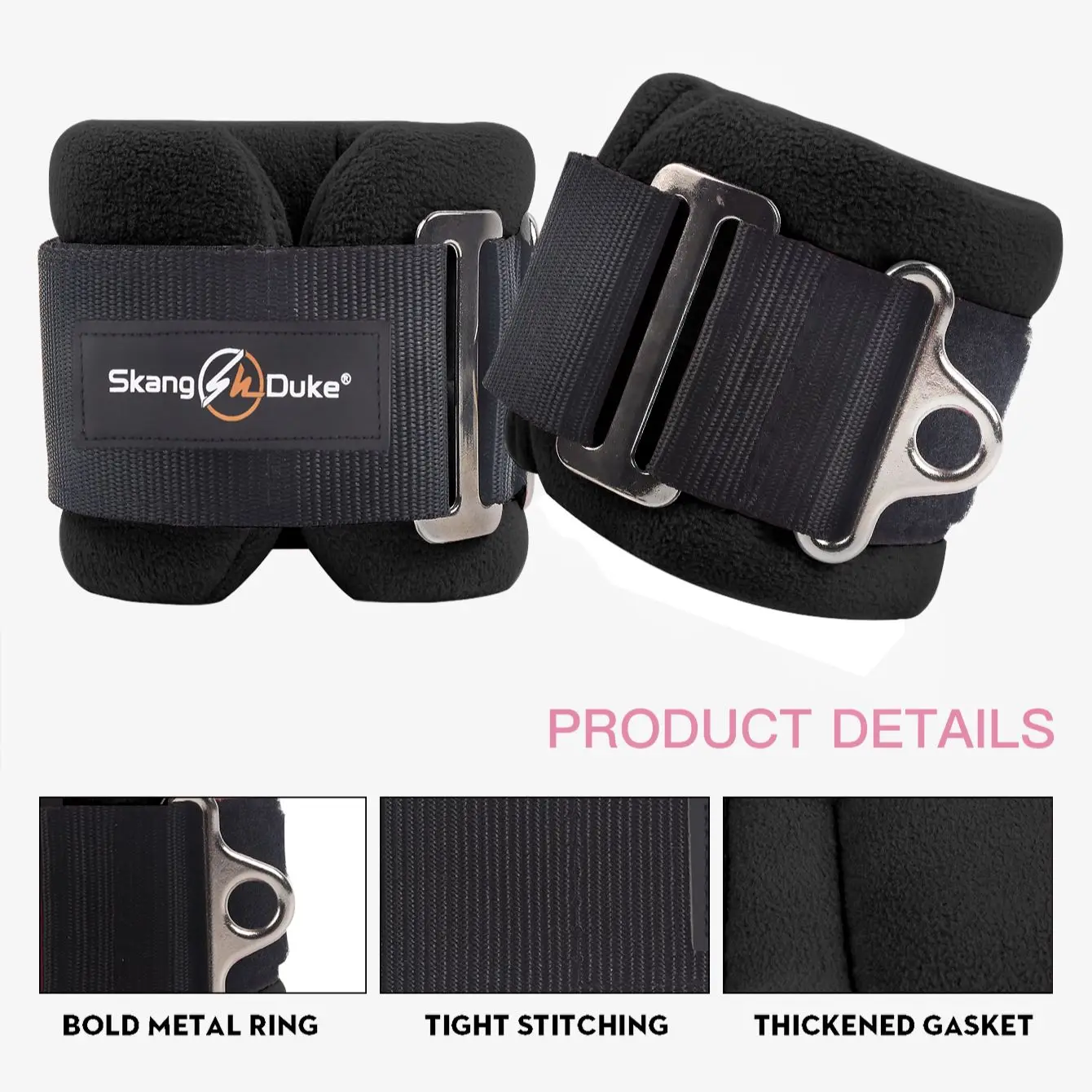 1PC Ankle Strap Cable Machine Attachments Fitness Kickbacks Glute Workouts Leg Extensions Booty Hip Abductors Exercise
