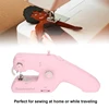 Sewing Machine Household Mini Handheld Portable Electric Two-wire Sewing Machine Pink White 4