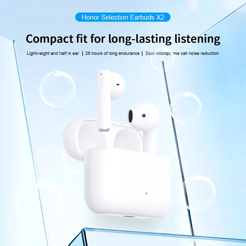 Honor-Choice-Earbuds-X2-TWS-True-Wireless-Earphones-Bluetooth-5-2-Semi ...