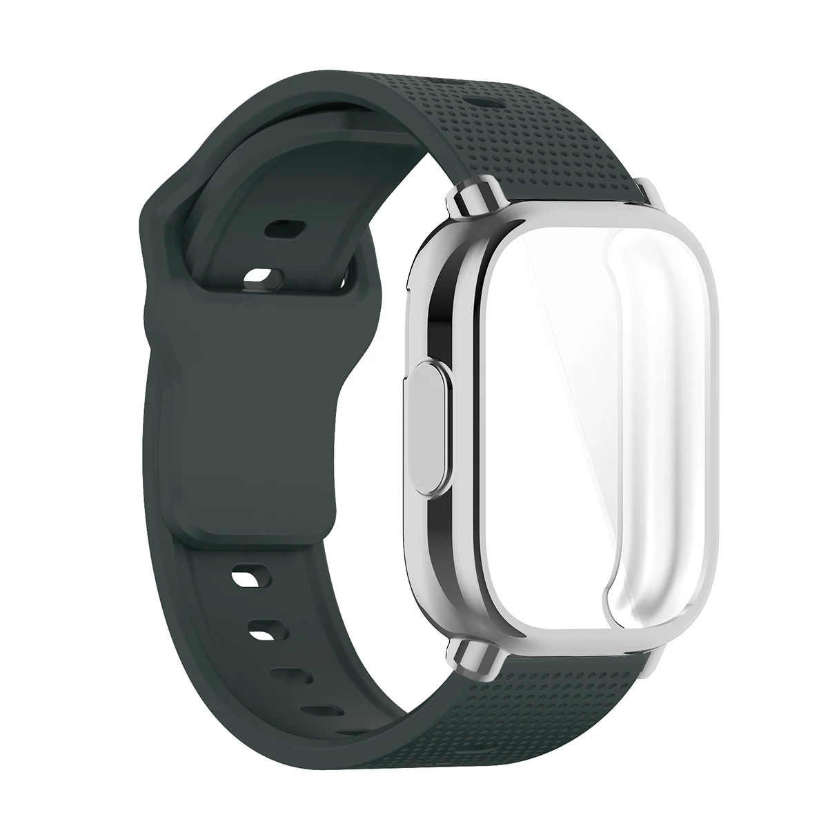Breathable Silicone Strap with Full Cover TPU Soft Shell