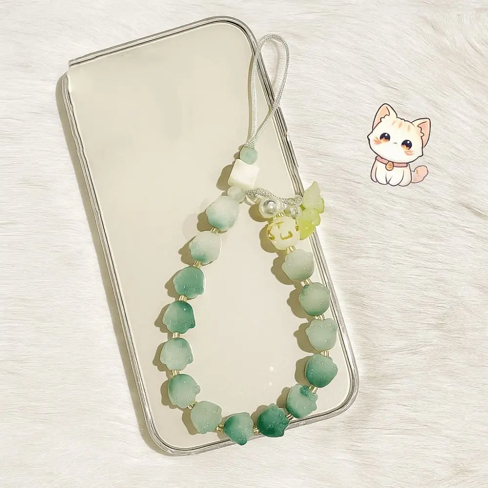 Charming Beaded Keychain Strap: Stylish Phone & Bag Accessory