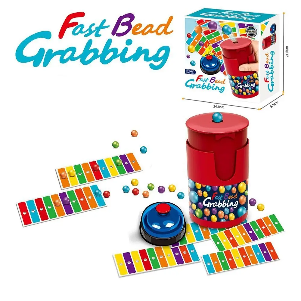 Exciting Bead Grabbing Board Game - Fast-Paced Color Match Strategy