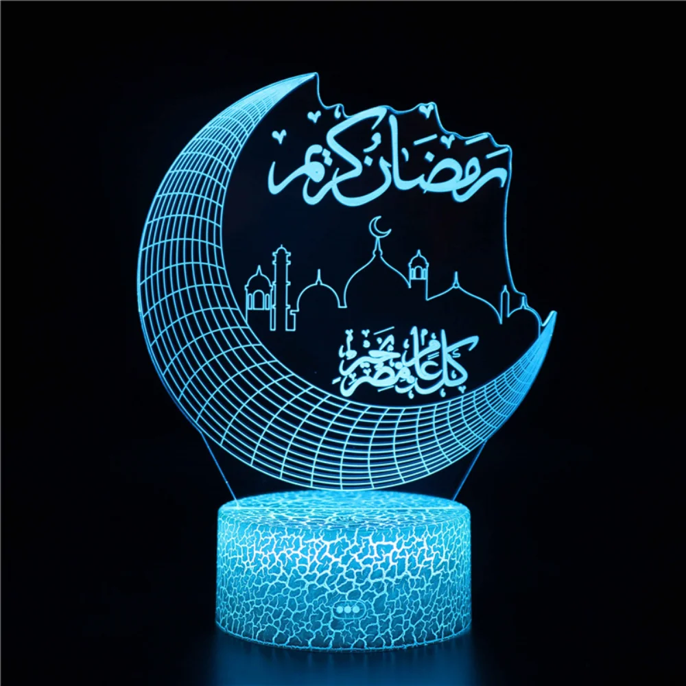 Eid Ramadan Decorative Neon Window Lights, 12 Inch Moon Star LED Lights  Battery and USB Powered Moon Neon Sign with Timer for Eid Mubarak Islam