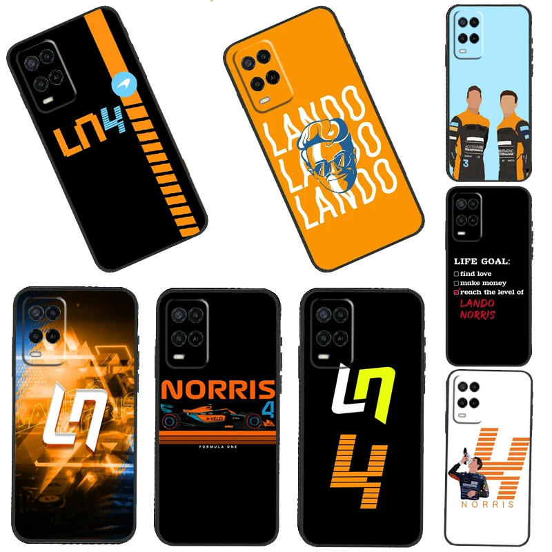 F1 Formula 1 Lando Norris Cassa Del Telefono Per Oppo A74 A54 A94 A15 A3S A5S A52 A72 A83 A91 A93 A5 A9 A31 A53S 2020 Coque