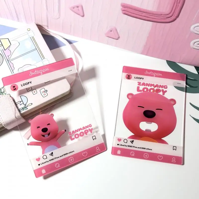 

Loopy Fiery Heat High Face Value Lovely Full of Vitality, прозрачная карта, Настольная Фотография, подарки для мальчиков и девочек