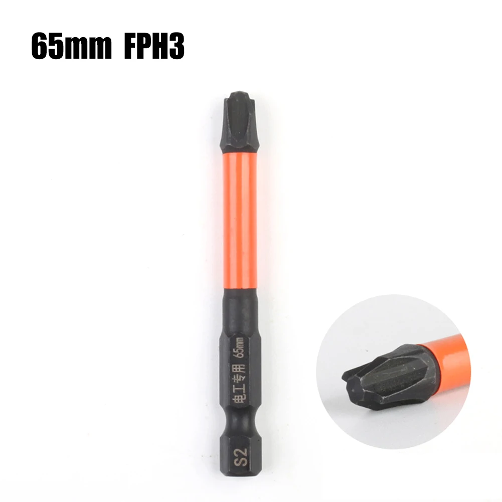 Magnetic Batch Head Impact Cross Screwdriver Set 3Pcs