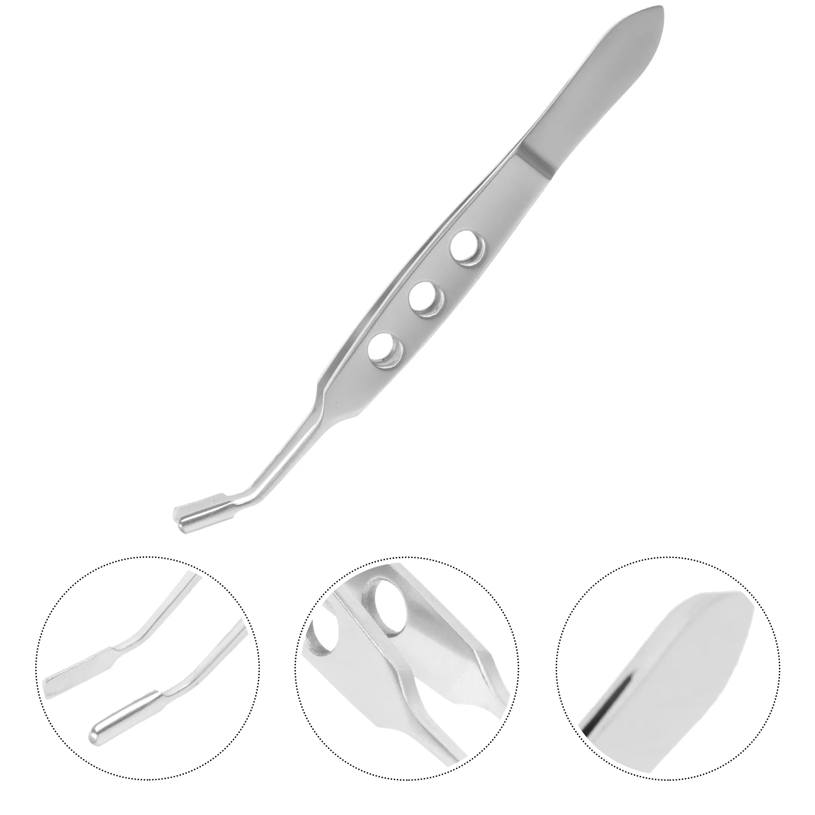 Meibomian Gland Massage Forceps Tweezer Tool Eyelid Stainless Steel Tweezers Short MGD 5