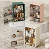 Large Capacity Dustproof Cosmetics Storage Box Magnetic Door Bedroom Table Makeup Storage Case Luxury Skincare Organizer 4