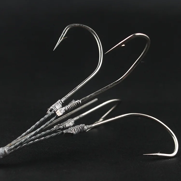 5/6/8 Claw High Carbon Steel Fishing Hook Barbed Hooks Super Sharp